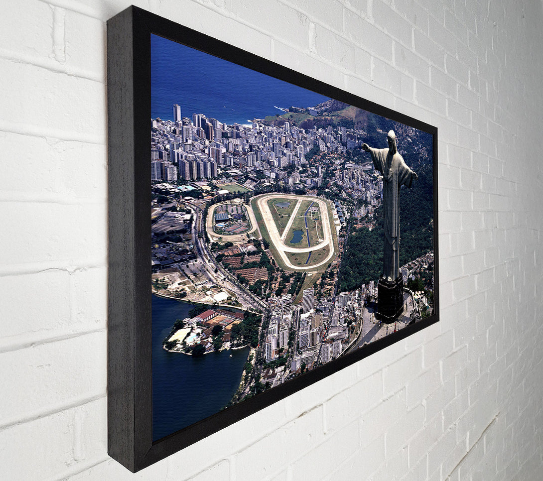  A Canvas Print of Statue Of Christ The Redeemer Rio De Janeiro Brazil Canvas Art