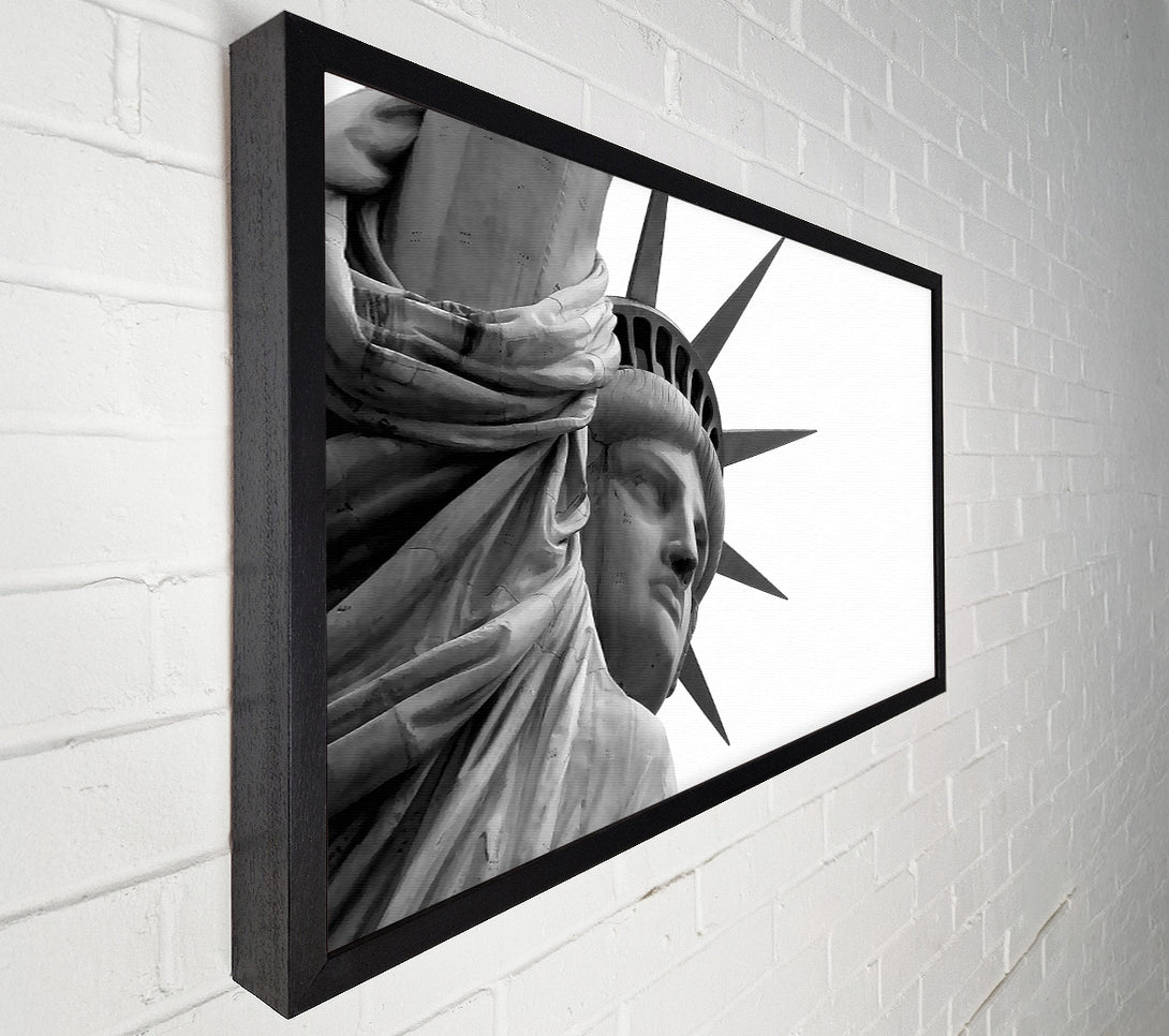  A Canvas Print of Statue Of Liberty Close-up Canvas Art