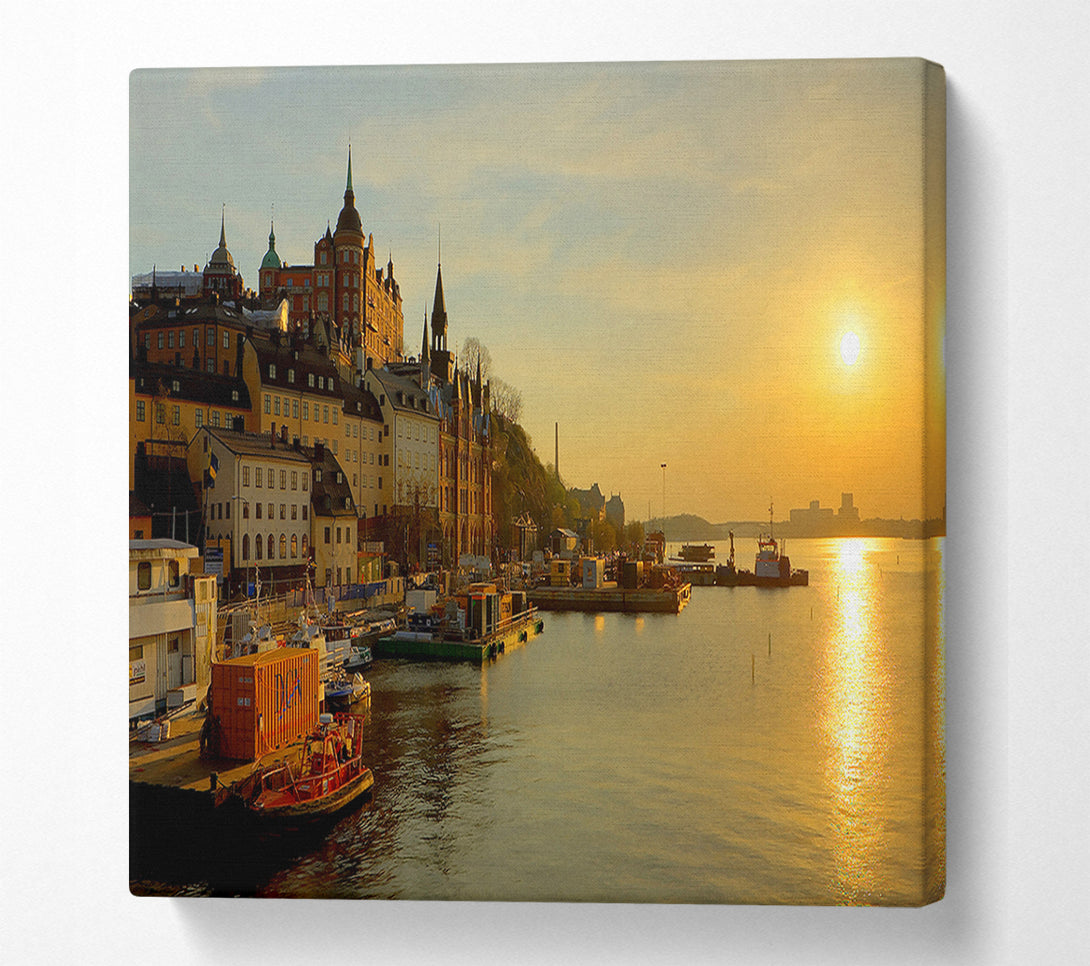 A Canvas Print of Stockholm Sweden Canvas Print