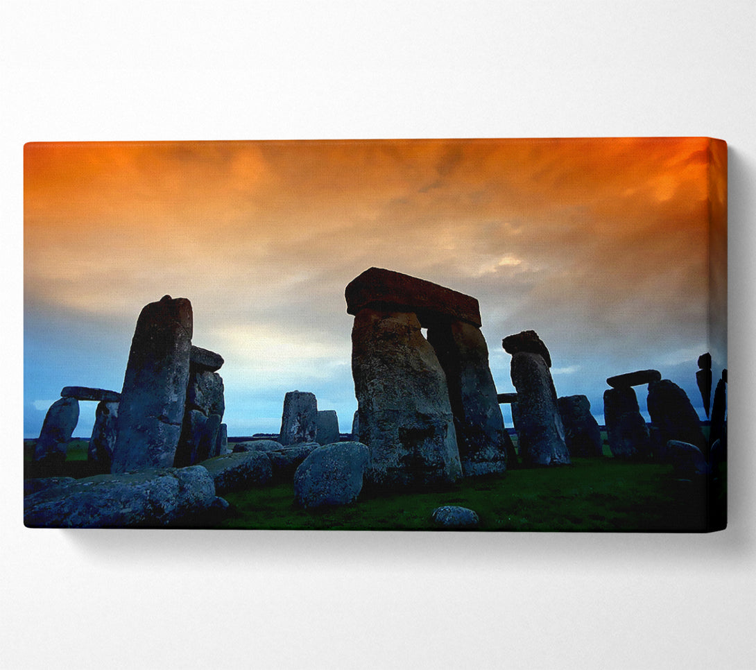  A Canvas Print of Stonehenge At First Morning Light Canvas Wall Art