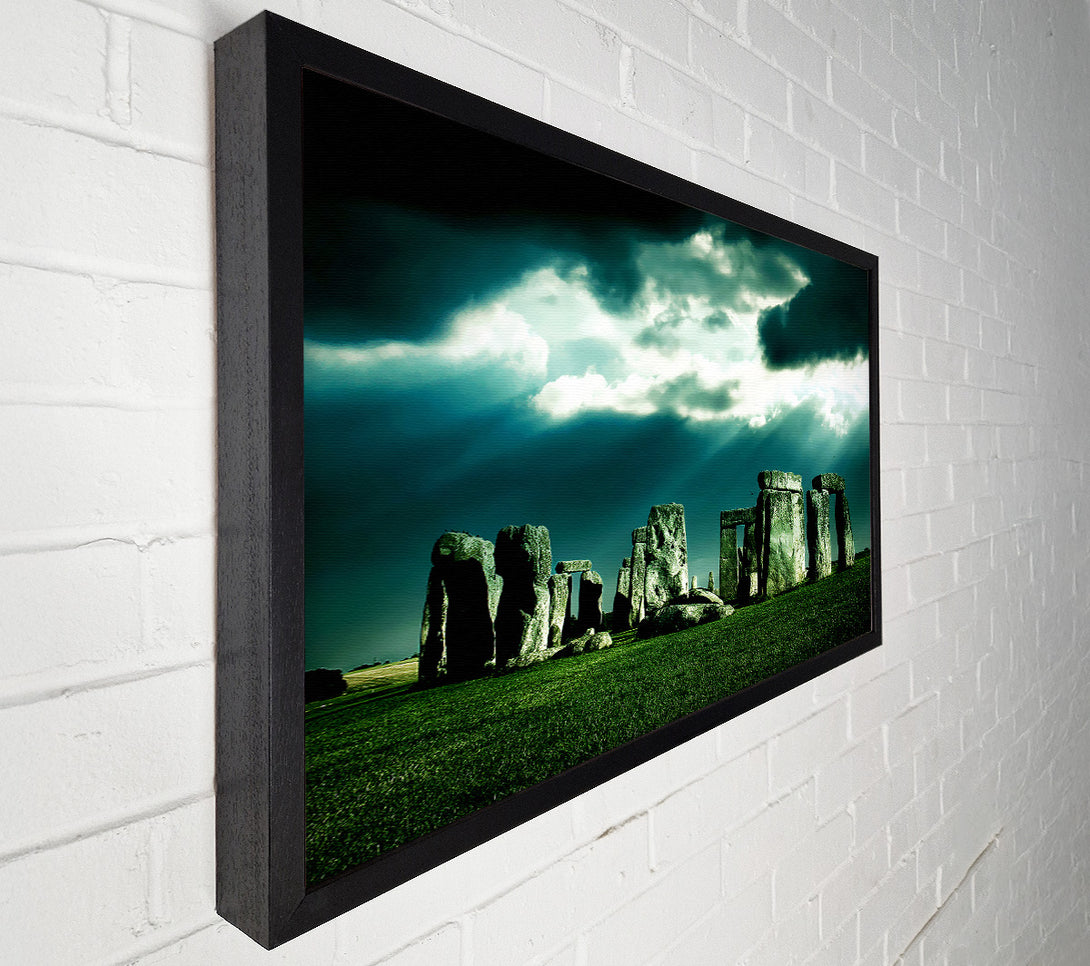  A Canvas Print of Stonehenge Sunblaze Canvas Wall Art