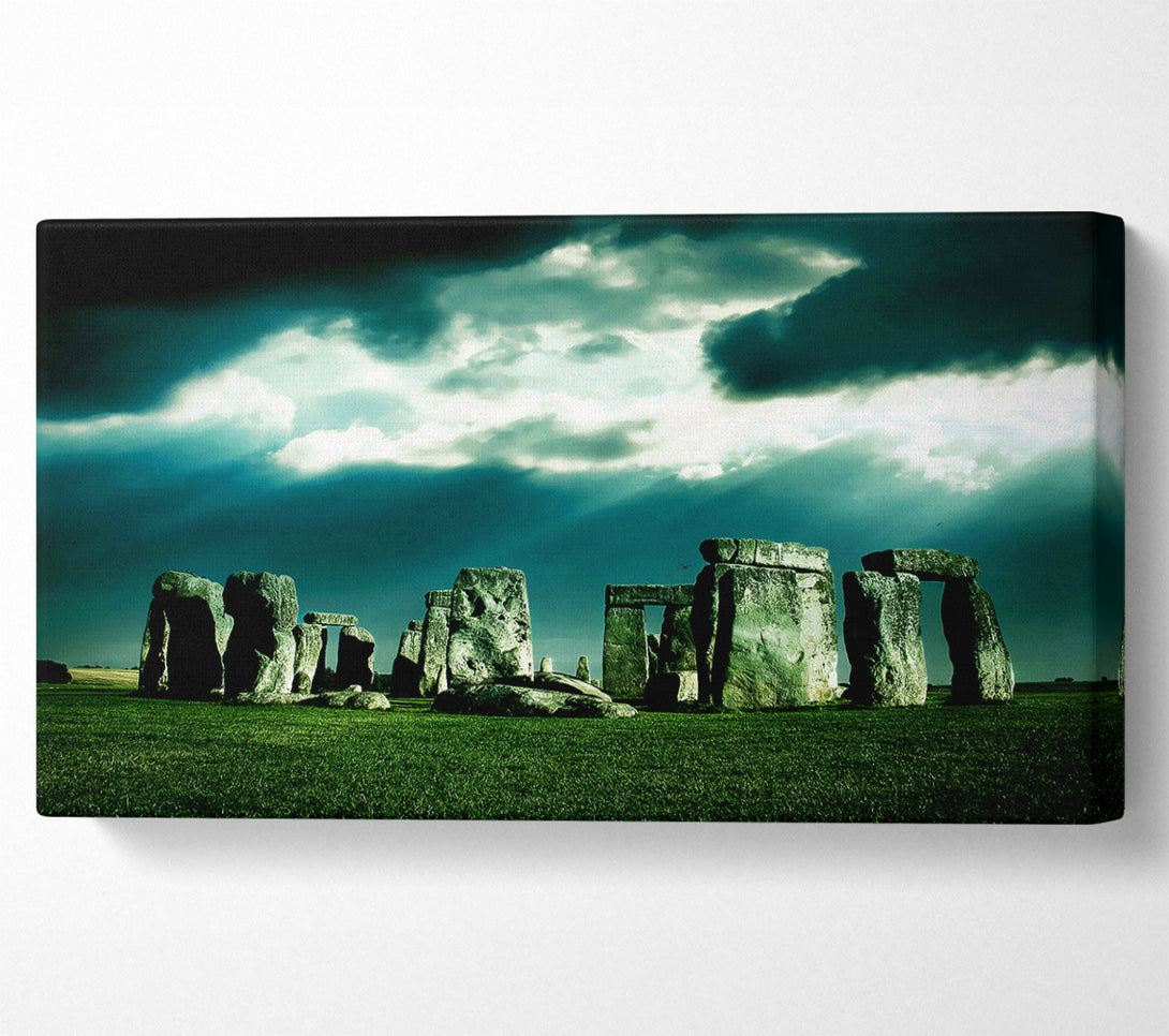  A Canvas Print of Stonehenge Sunblaze Canvas Wall Art