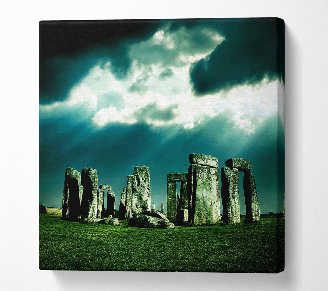  A Canvas Print of Stonehenge Sunblaze Canvas Wall Art
