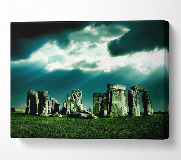  A Canvas Print of Stonehenge Sunblaze Canvas Wall Art