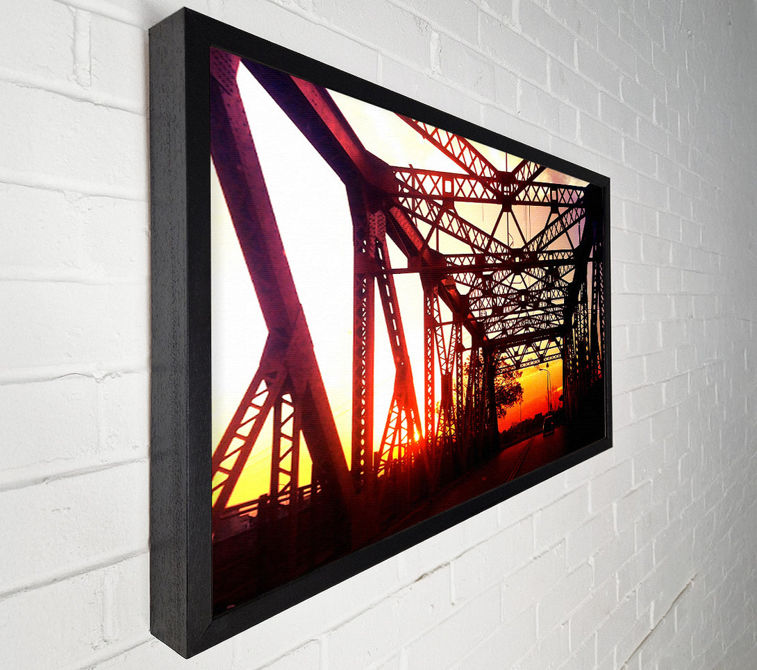  A Canvas Print of Street Bridge Canvas Wall Art