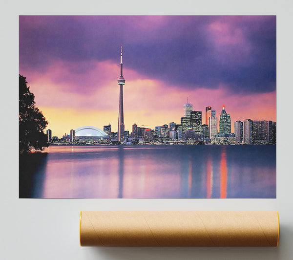 Surreal City Waters Print