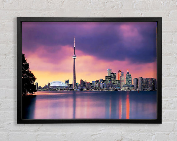 Surreal City Waters Framed Print