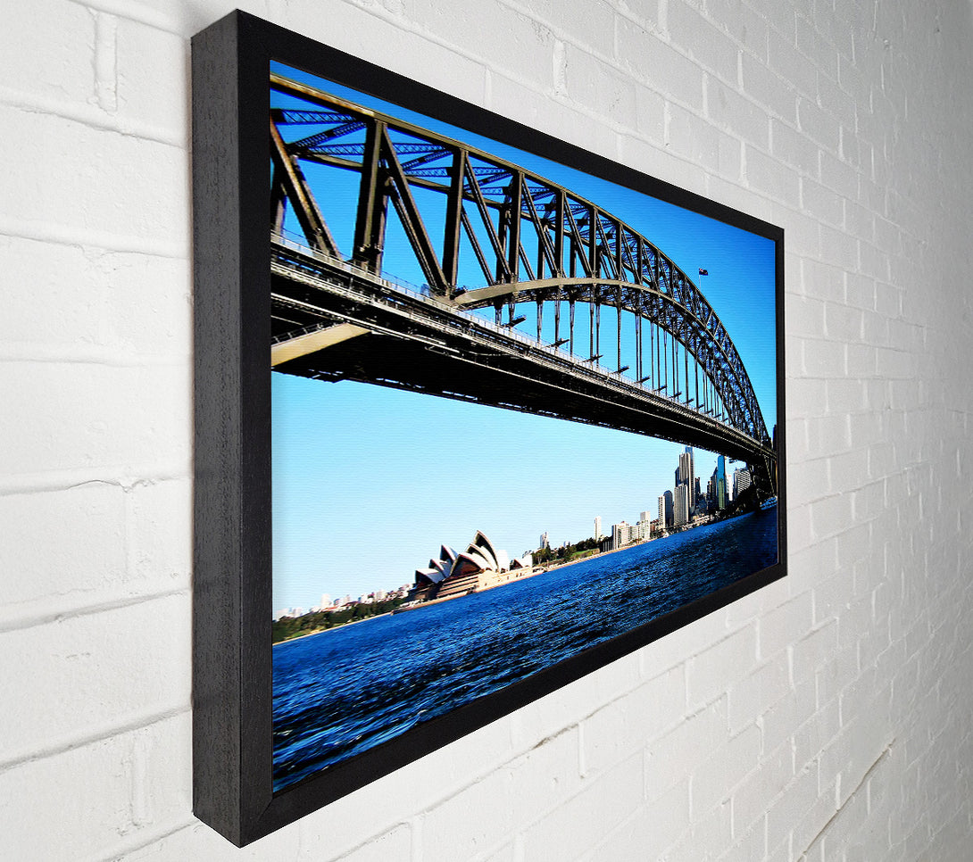  A Canvas Print of Sydney Harbour Bridge Day Time Canvas Print