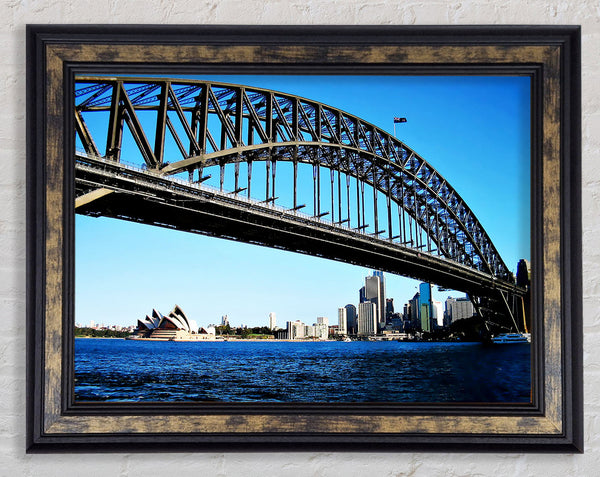 Sydney Harbour Bridge Day Time Framed Print
