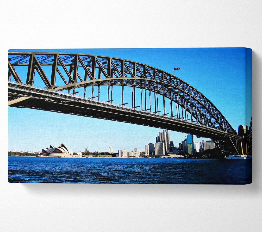  A Canvas Print of Sydney Harbour Bridge Day Time Canvas Print