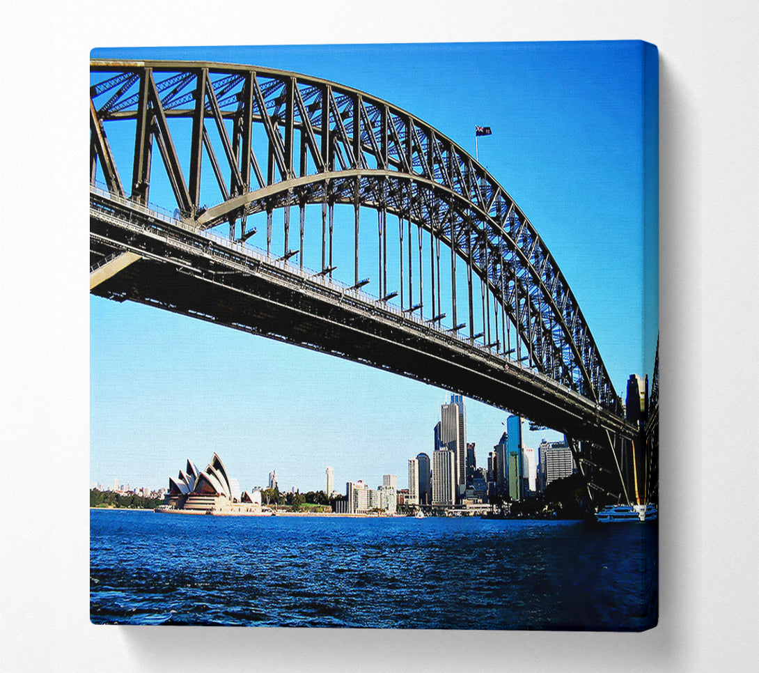  A Canvas Print of Sydney Harbour Bridge Day Time Canvas Print