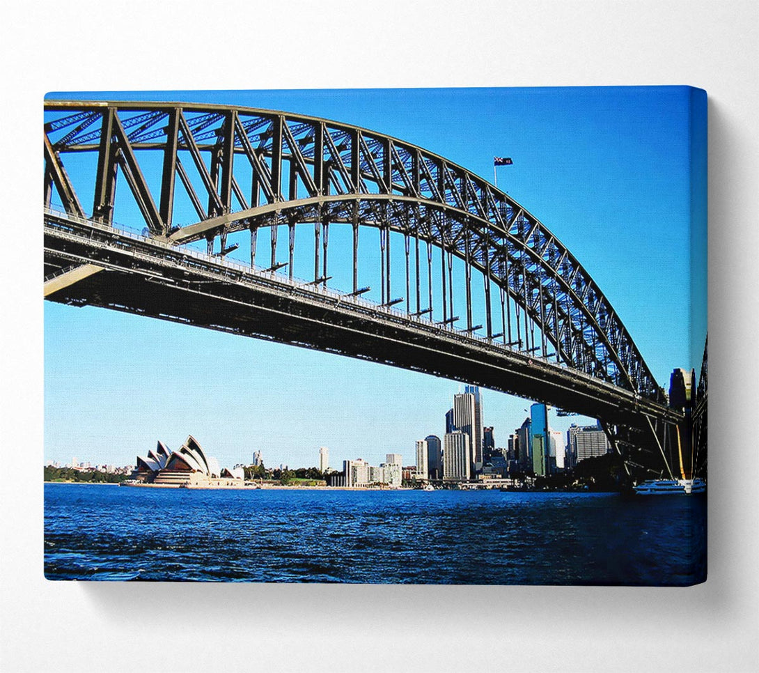  A Canvas Print of Sydney Harbour Bridge Day Time Canvas Print