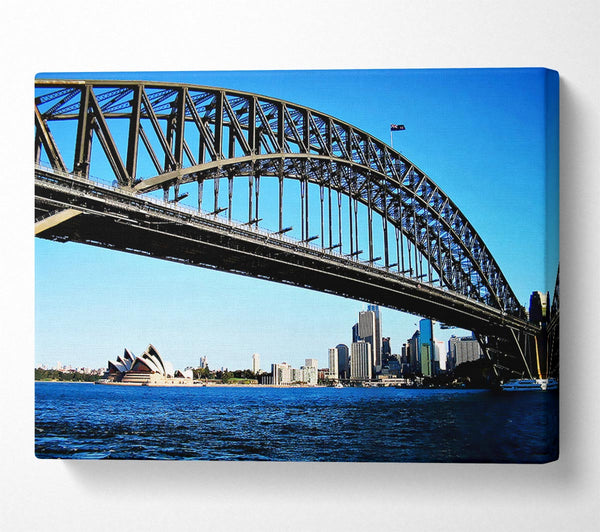 A Canvas Print of Sydney Harbour Bridge Day Time Canvas Print