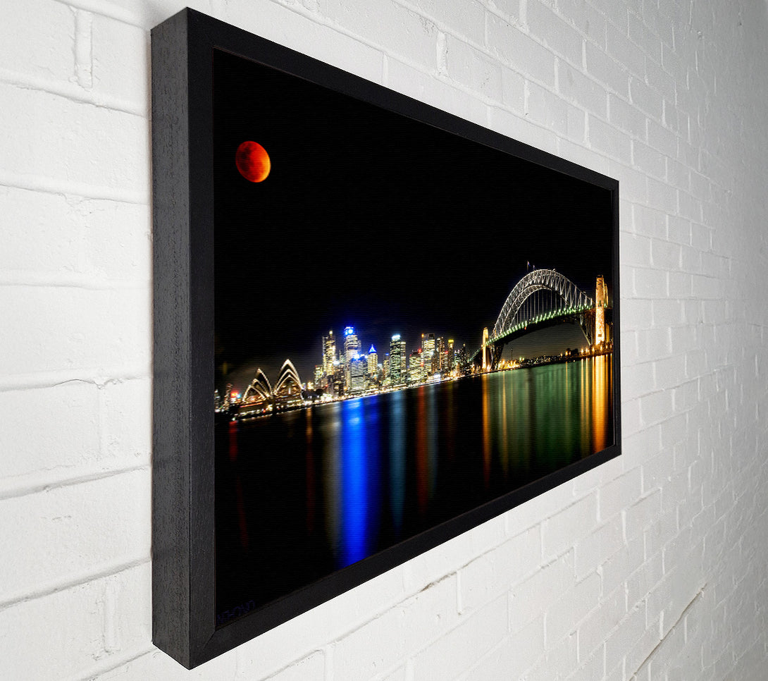 A Canvas Print of Sydney Harbour Bridge Opera House Canvas Art