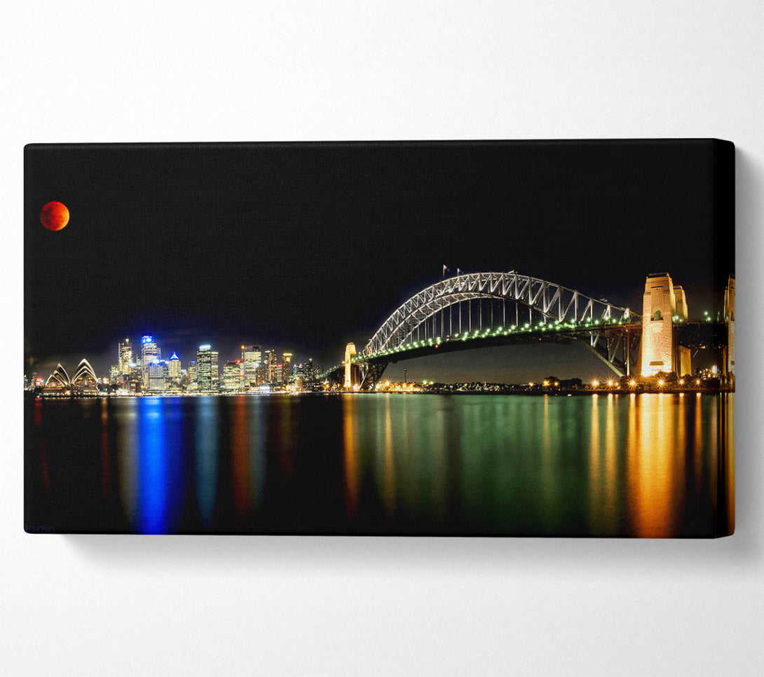  A Canvas Print of Sydney Harbour Bridge Opera House Canvas Art