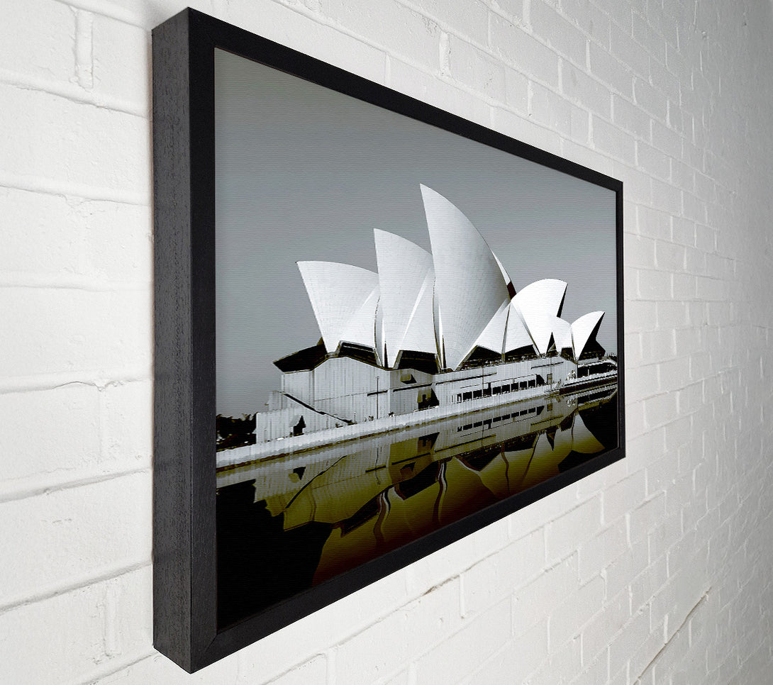  A Canvas Print of Sydney Opera House Green Harbour Canvas Wall Art