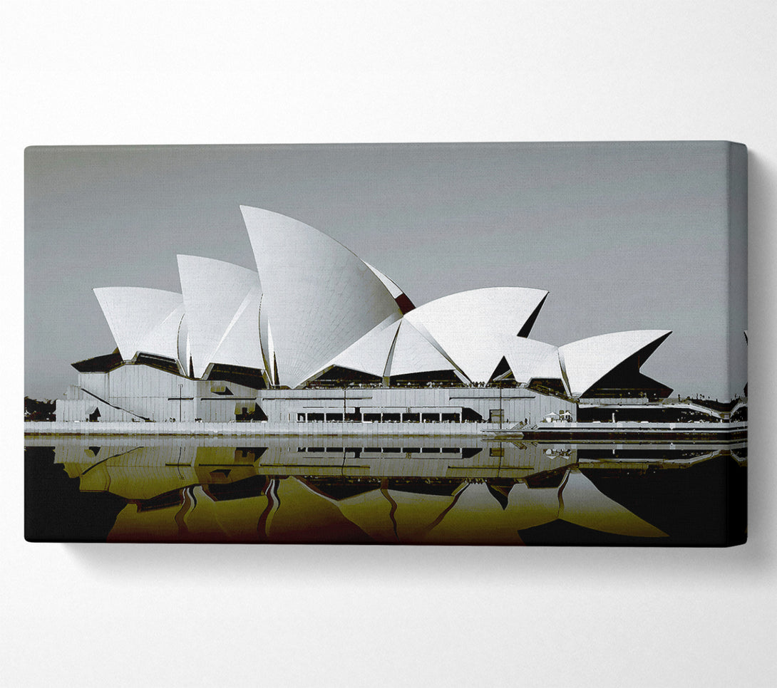  A Canvas Print of Sydney Opera House Green Harbour Canvas Wall Art