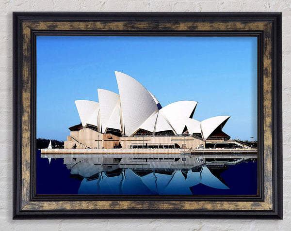 Sydney Opera House Reflections Framed Print