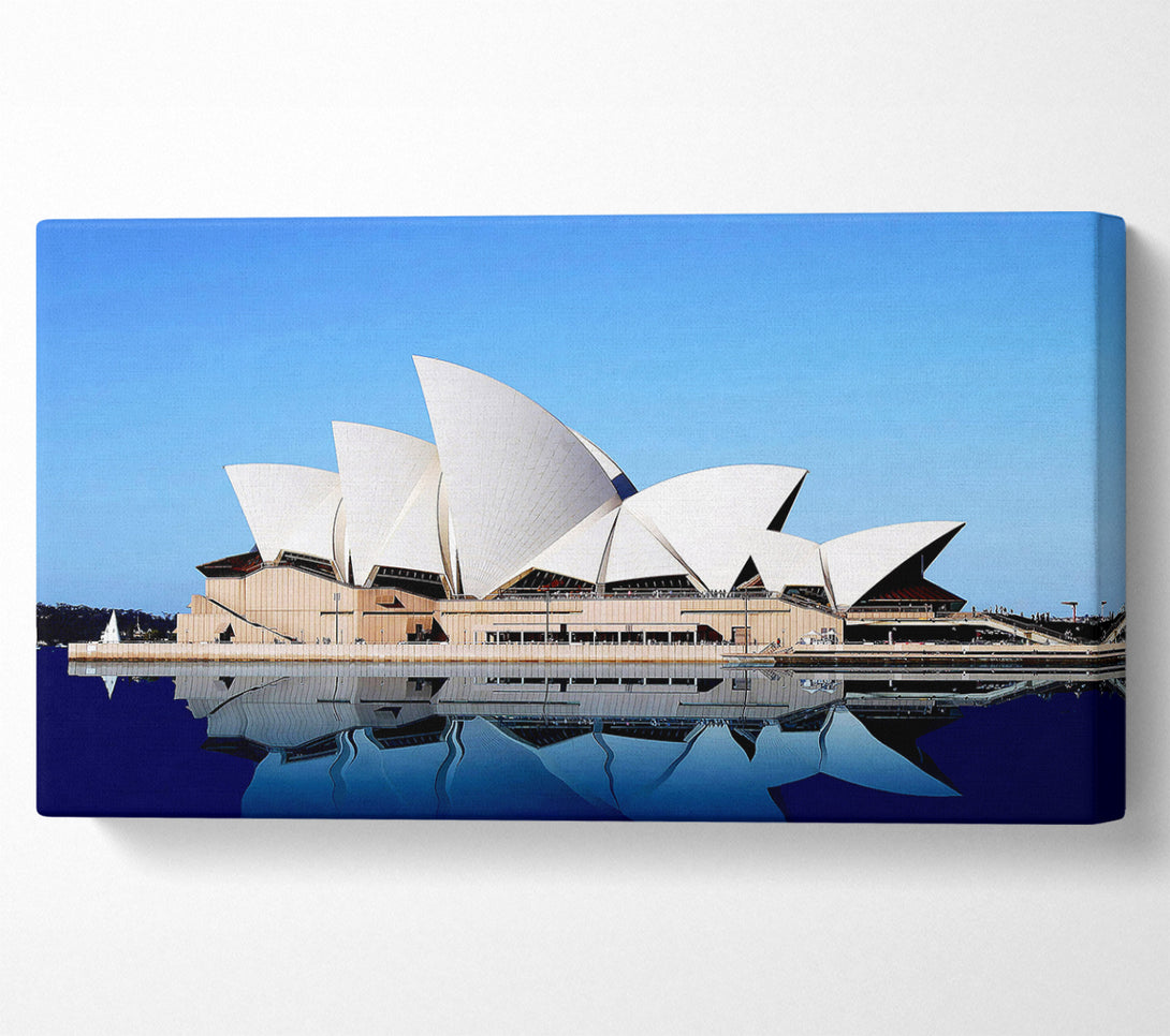  A Canvas Print of Sydney Opera House Reflections Canvas Art