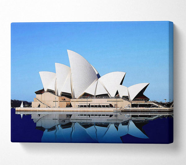  A Canvas Print of Sydney Opera House Reflections Canvas Art