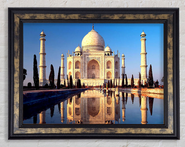 Taj Mahal Agra India Framed Print