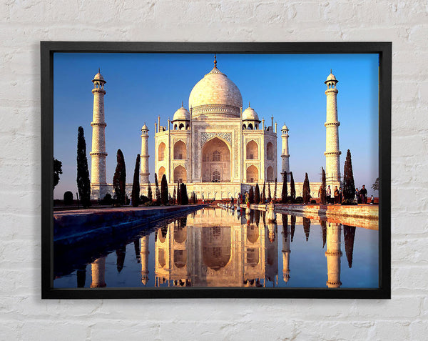 Taj Mahal Agra India Framed Print
