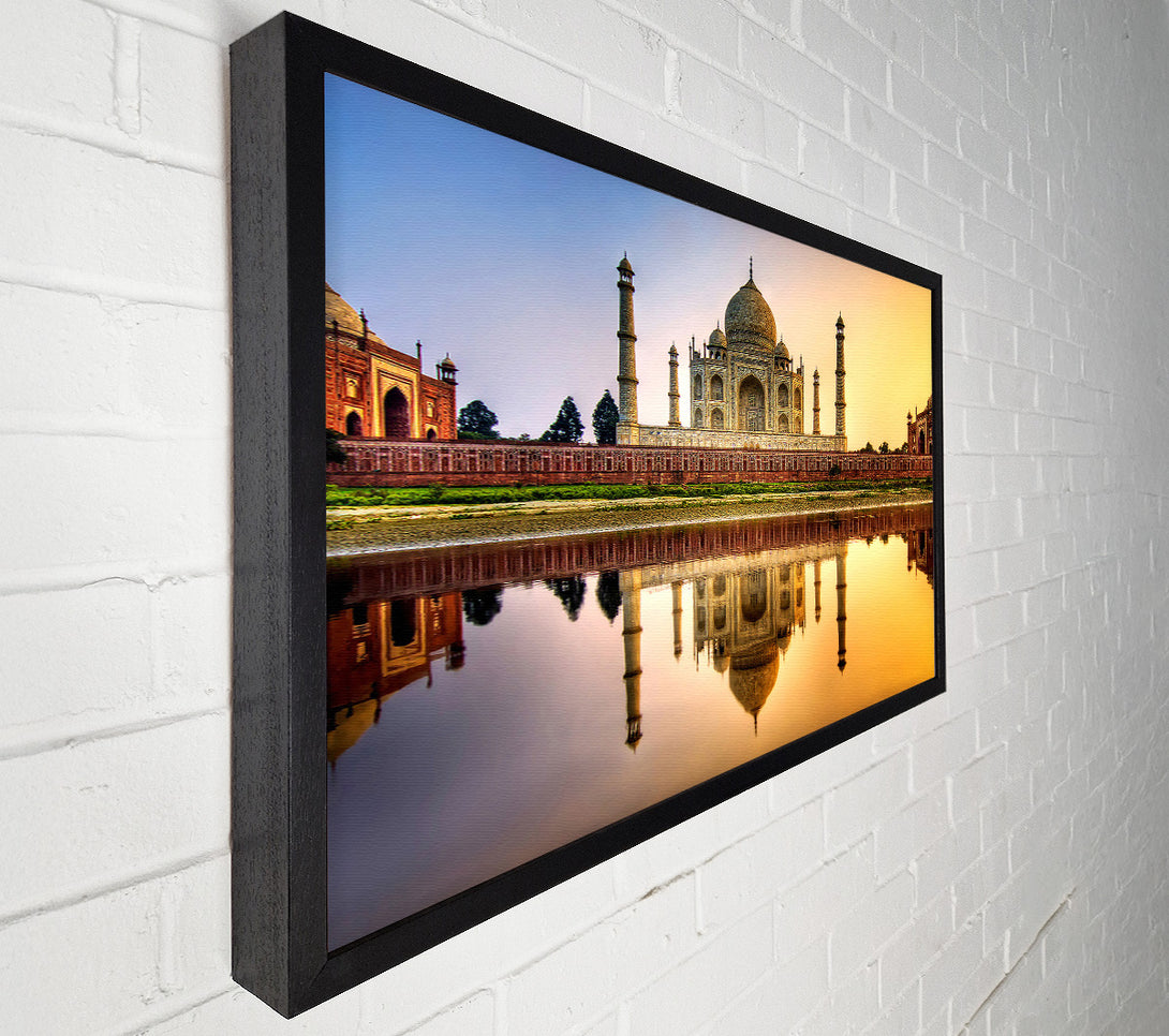  A Canvas Print of Taj Mahal India Canvas Print