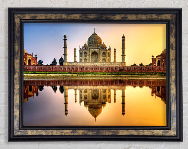 Taj Mahal India Framed Print
