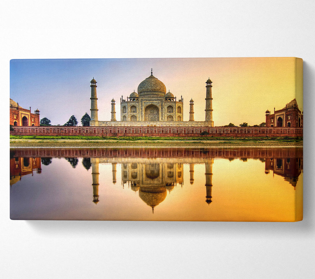  A Canvas Print of Taj Mahal India Canvas Print