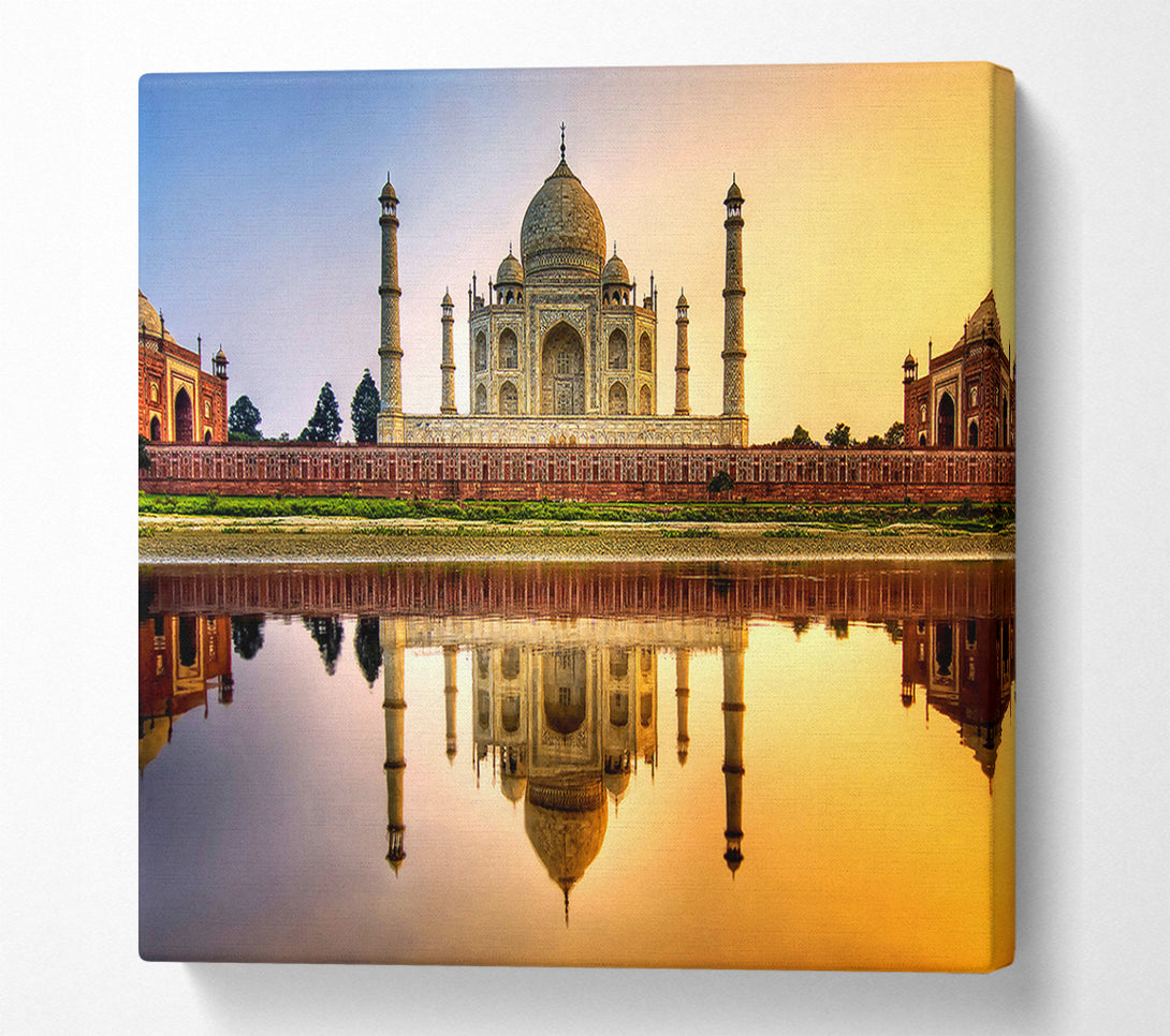  A Canvas Print of Taj Mahal India Canvas Print