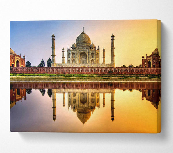  A Canvas Print of Taj Mahal India Canvas Print