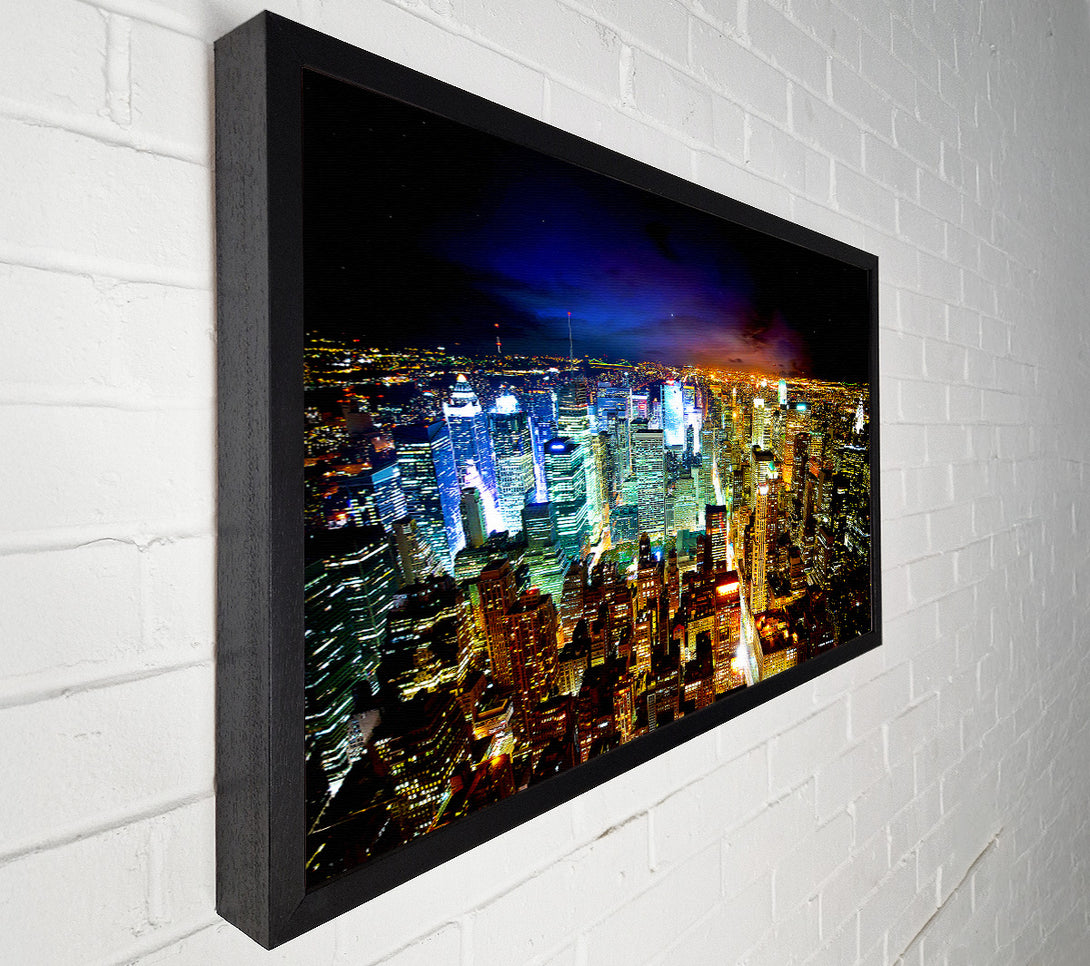  A Canvas Print of The Centre Of The Cities Energy Canvas Wall Art