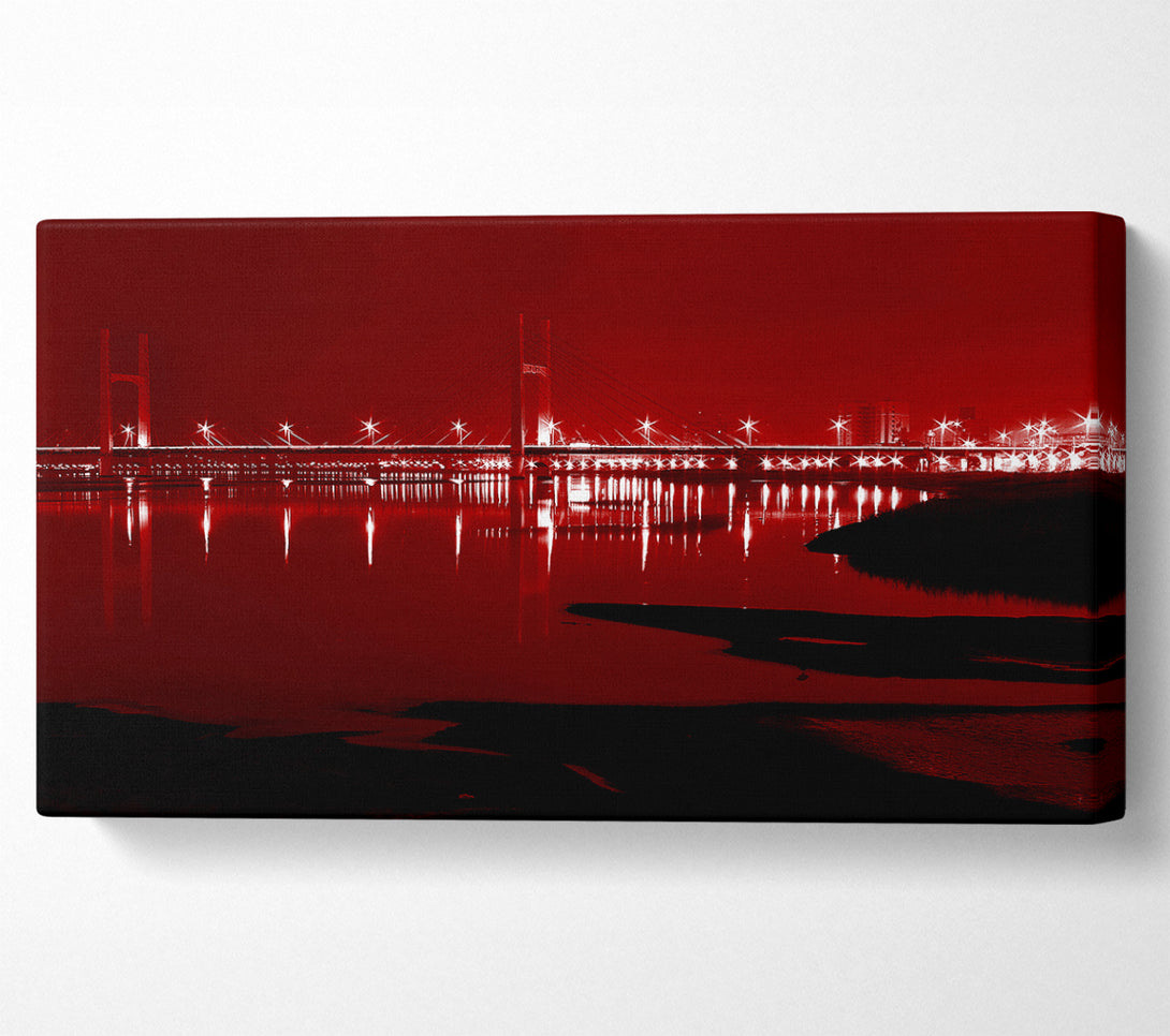  A Canvas Print of The City Just Beyond The Waters Canvas Art