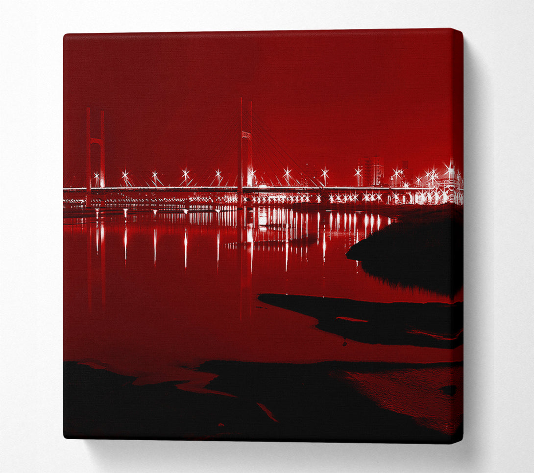 A Canvas Print of The City Just Beyond The Waters Canvas Art