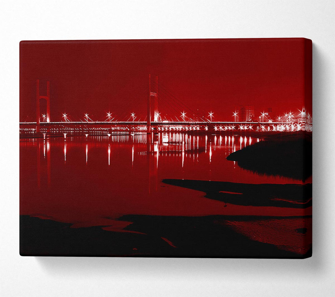  A Canvas Print of The City Just Beyond The Waters Canvas Art