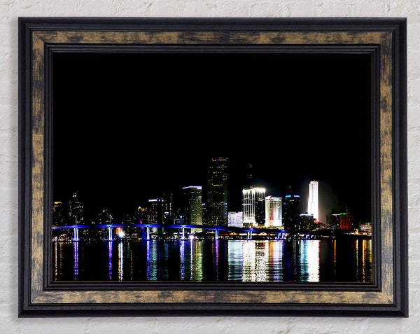 The City Of Lights Framed Print