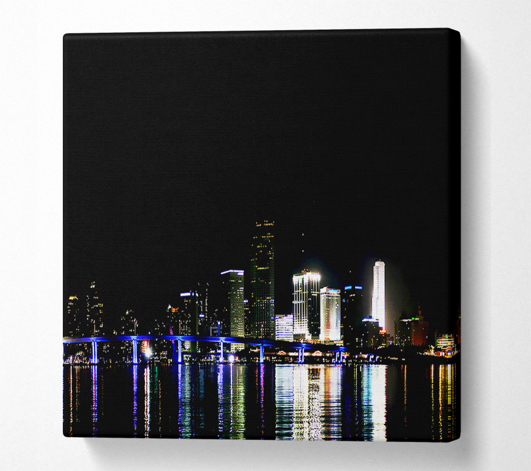  A Canvas Print of The City Of Lights Canvas Wall Art