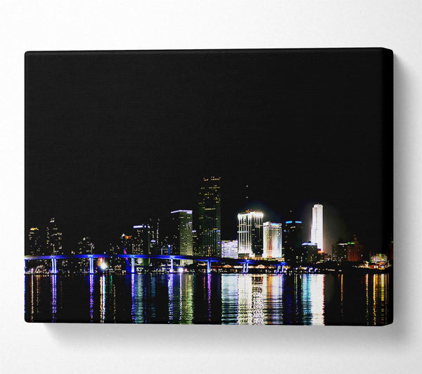  A Canvas Print of The City Of Lights Canvas Wall Art