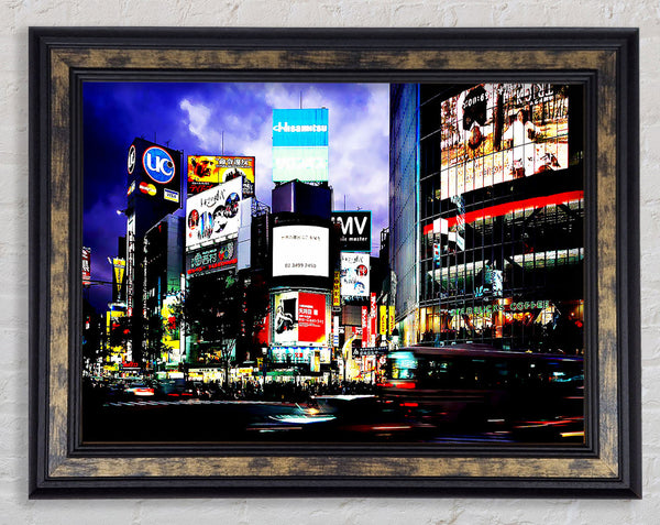 The Energy Of New York City Framed Print