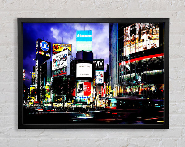 The Energy Of New York City Framed Print