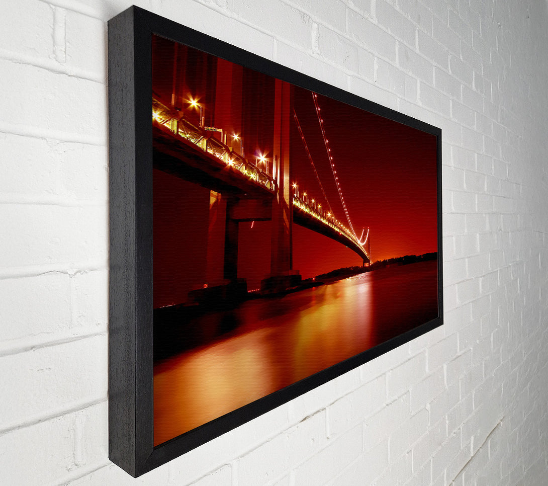  A Canvas Print of The Golden Gate Bridge Orange Canvas Print