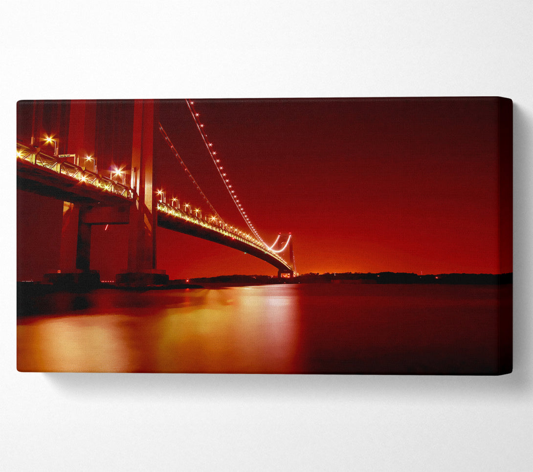  A Canvas Print of The Golden Gate Bridge Orange Canvas Print