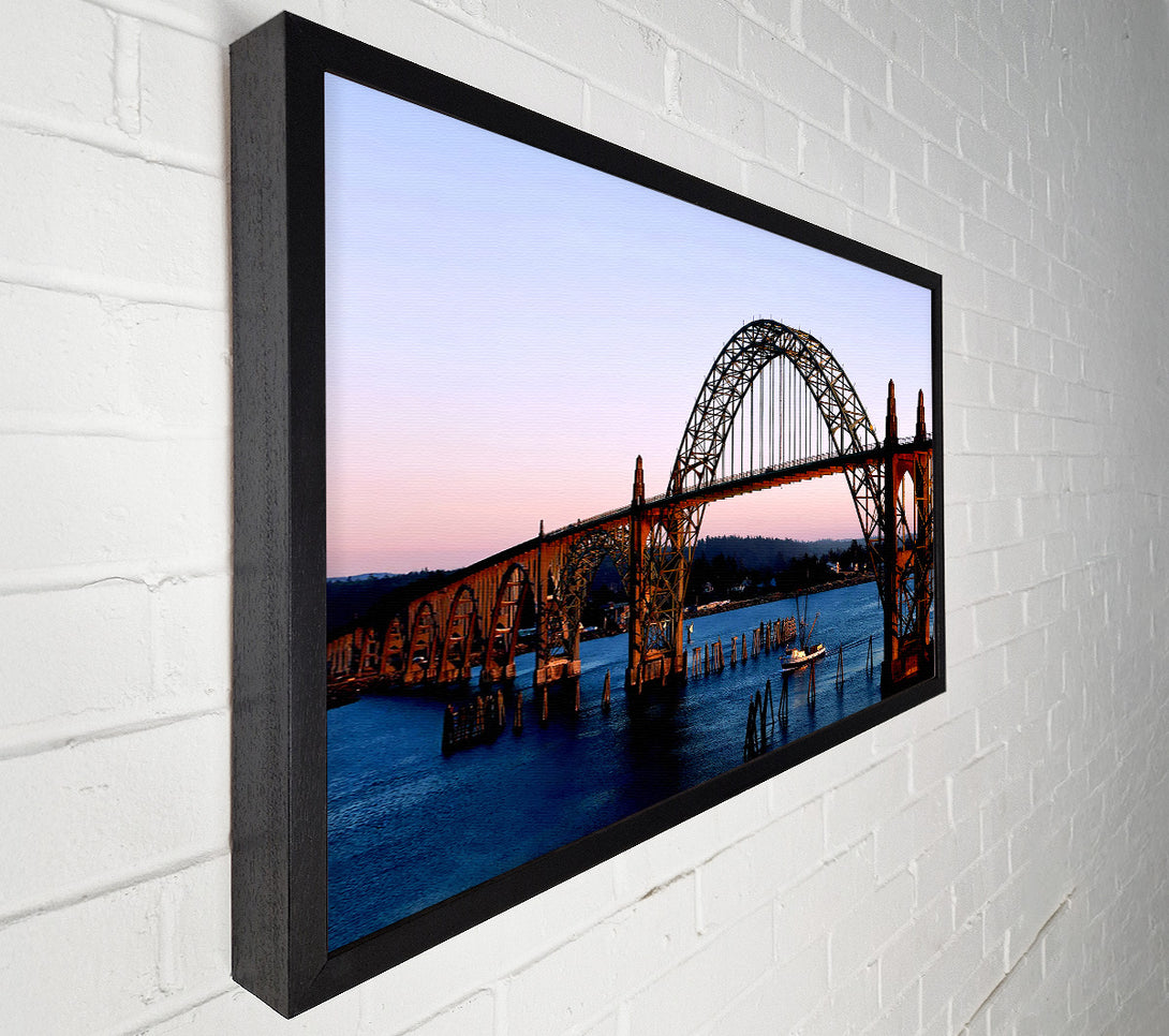  A Canvas Print of The Gothic Bridge Over The River Canvas Art