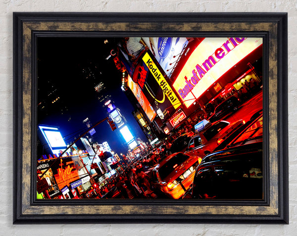 The Heart Of New York City Framed Print