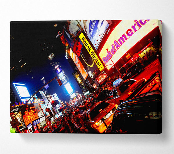  A Canvas Print of The Heart Of New York City Canvas Wall Art