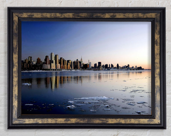 The Ice City On A Winters Day Framed Print