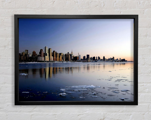 The Ice City On A Winters Day Framed Print