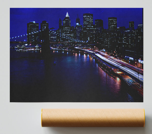 The Lights Of The Big City Giclee Print