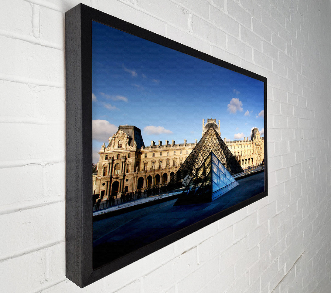  A Canvas Print of The Louvre Paris Canvas Print