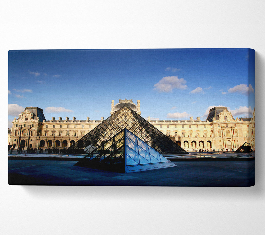  A Canvas Print of The Louvre Paris Canvas Print
